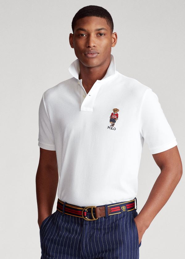 Men's Polo Ralph Lauren Classic Polo Sport Bear Polos | 706235PQE